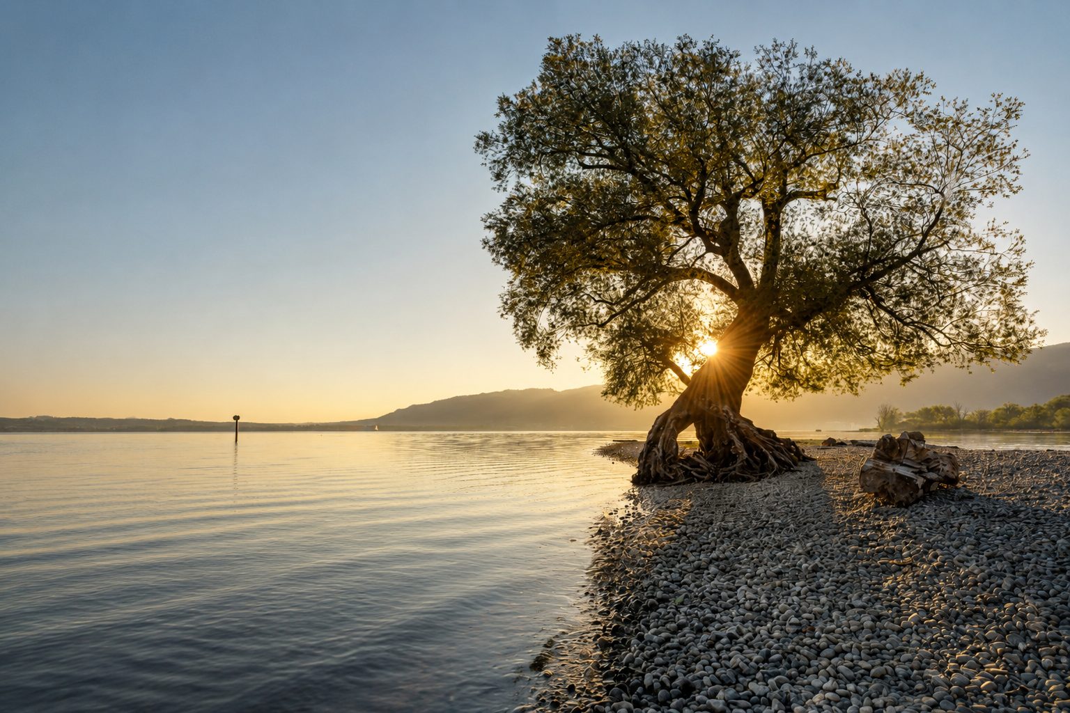 Sonnenuntergang am Bodensee