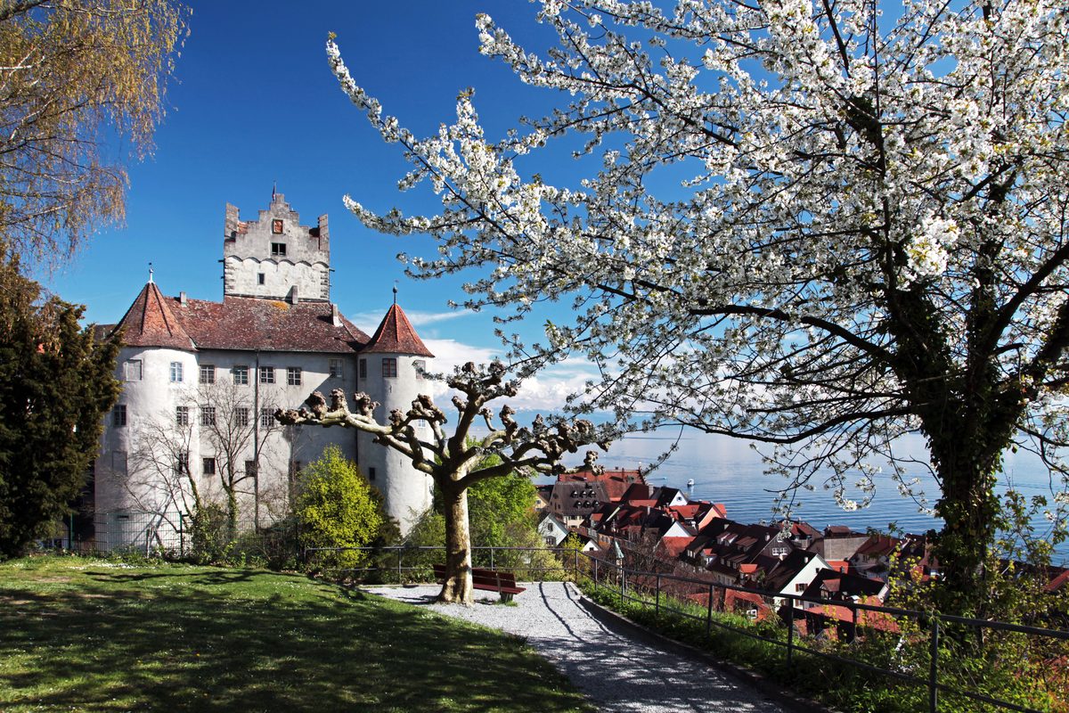 Burg Meersburg zur Blütezeit